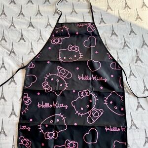 Hello Kitty Black and Pink Apron
